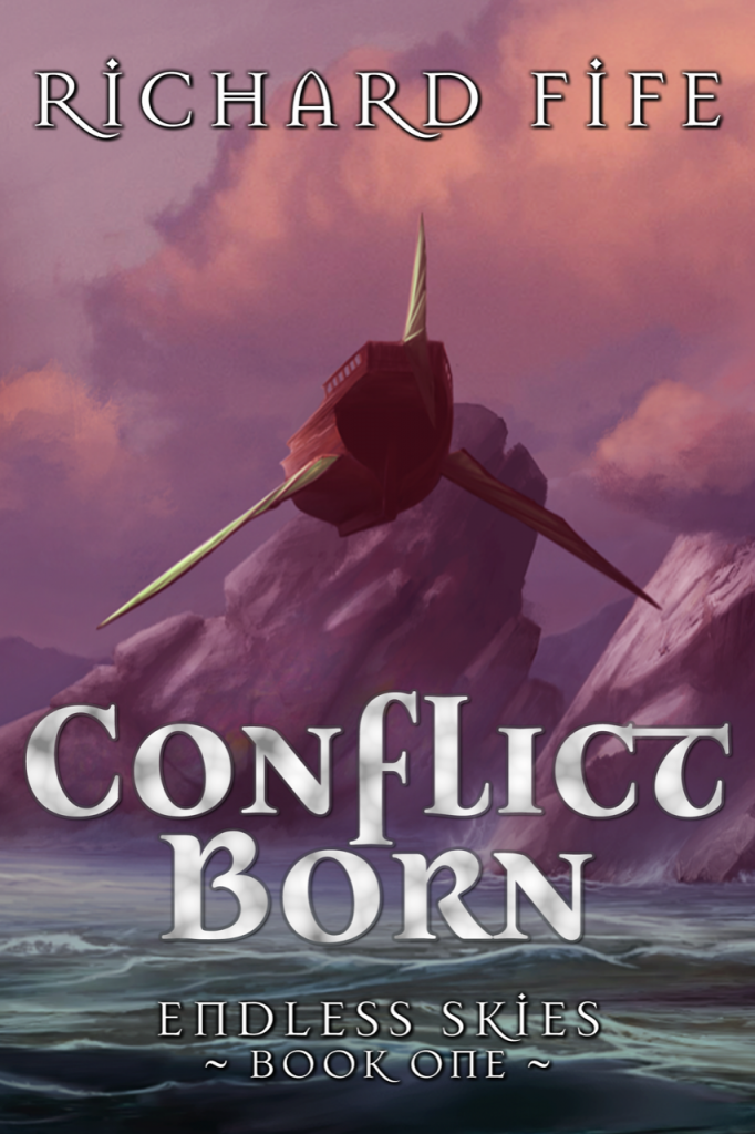The cover of Conflict Born, Endless Skies Book One